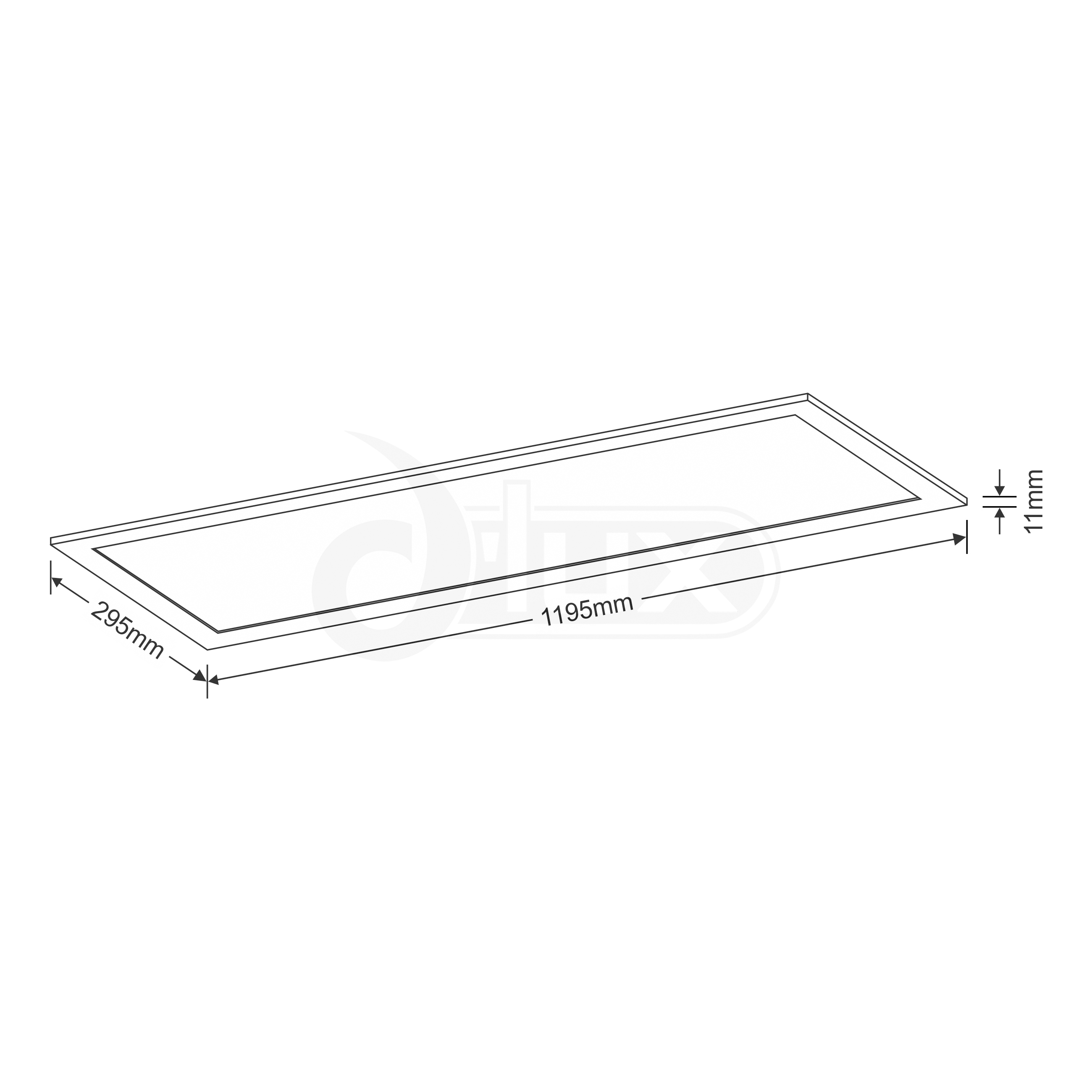 Piano 123 PM Recessed Ceiling Luminaires Dlux Square/Rectangular Recess Ceiling